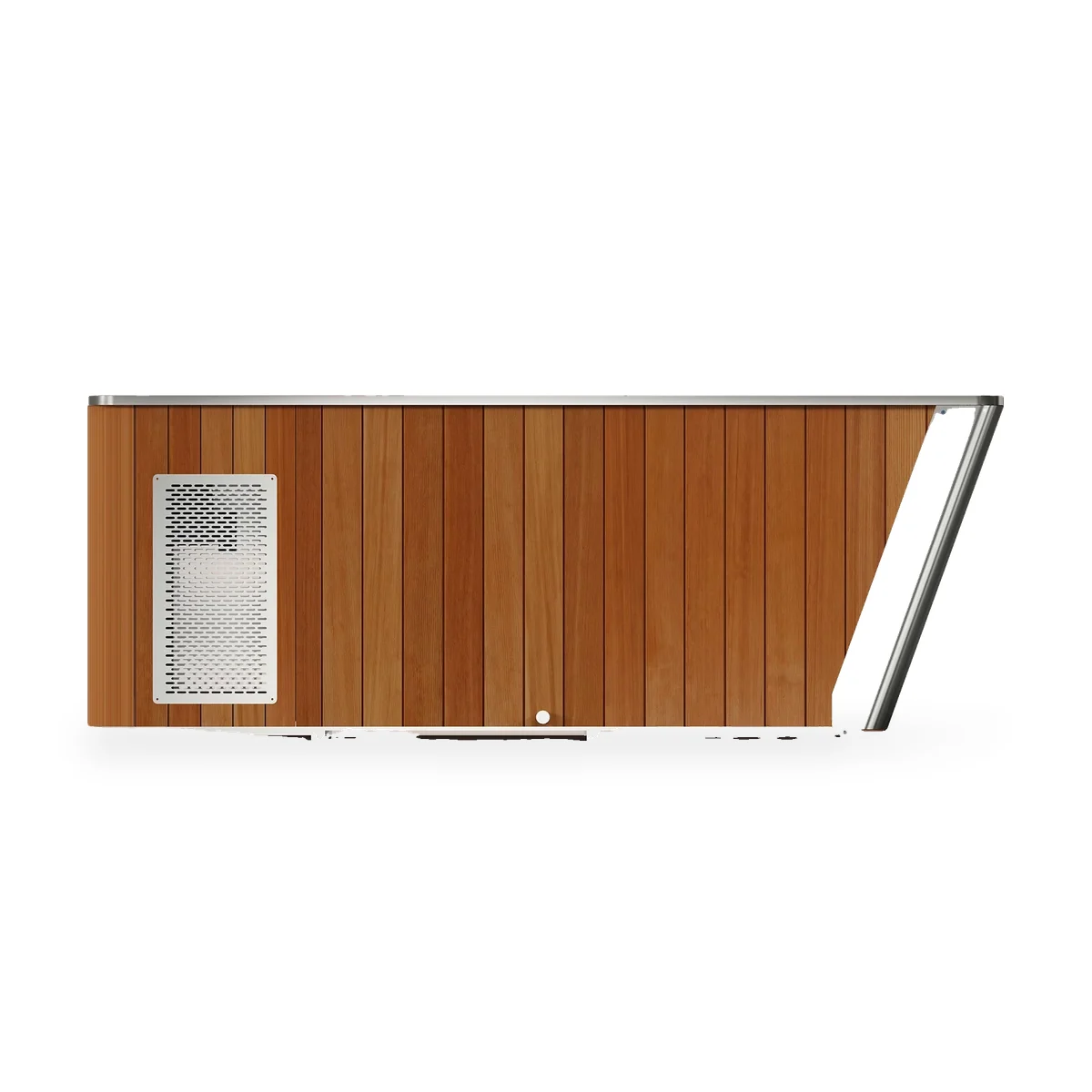 Cedar & Stainless Steel All-in-One Cold Plunge Tub — G10 2 حوض غطس بارد متكامل من خشب السيكويا والستانلس ستيل — G10