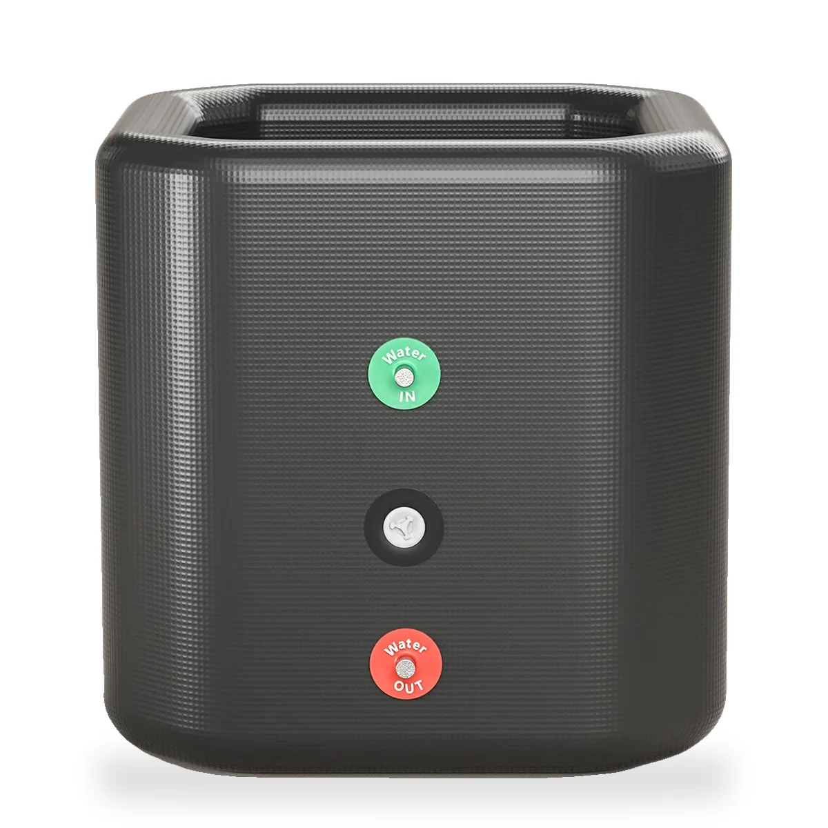 Black Square Portable Inflatable Ice Bath Barrel 3 Black Square Portable Inflatable Ice Bath Barrel