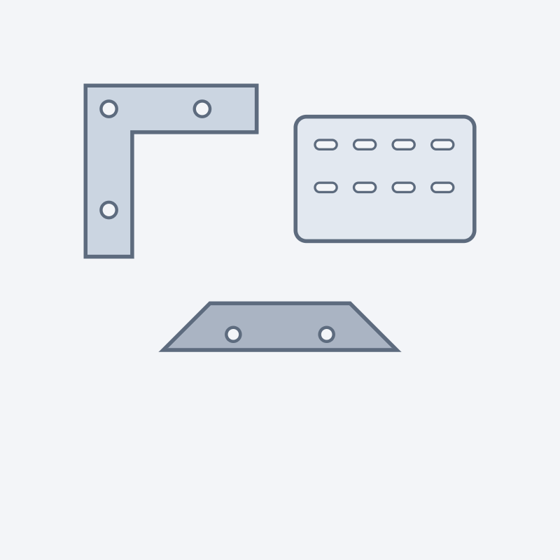Illustration: CNC machined metal parts