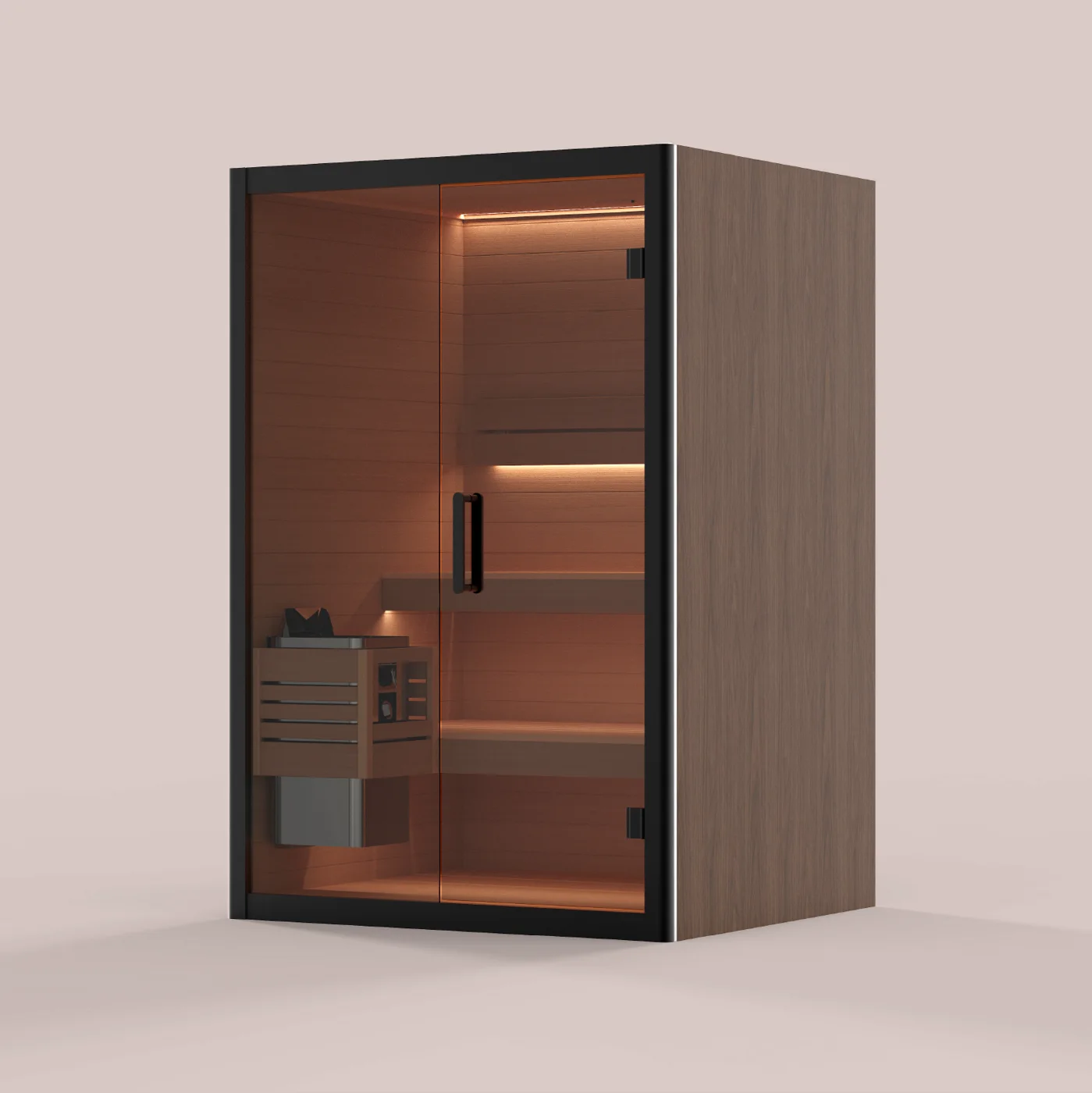 Traditional Sauna, 3.5–4.5 kW Heater, 1–4 Persons — SN-96128 5 ساونا تقليدية بسخان 3.5–4.5 كيلوواط من 1 إلى 4 أشخاص — SN-96128